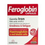 Vitabiotics - Feroglobin Slow Release Gentle Iron Συμπλήρωμα Σιδήρου Βραδείας Αποδέσμευσης 30caps