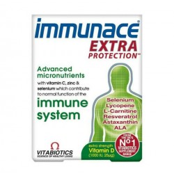 VITABIOTICS IMMUNACE EXTRA PROTECTION 30TABS