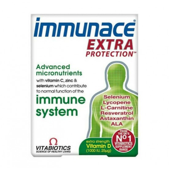 VITABIOTICS IMMUNACE EXTRA PROTECTION 30TABS