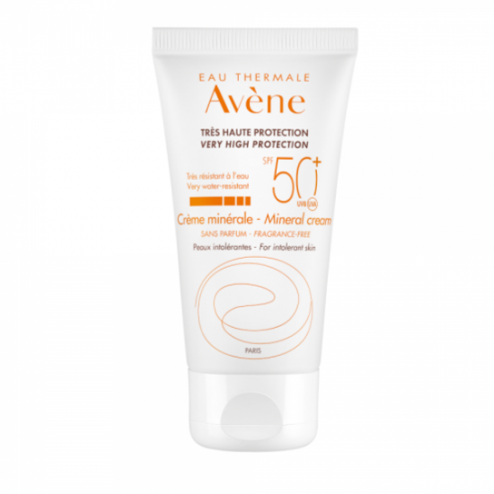 AVENE Tres Haute Protection ΚΡΕΜΑ MINERALE 50+ ΓΙΑ ΜΗ ΑΝΕΚΤΙΚΟ ΔΕΡΜΑ 50ml