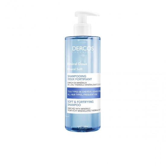 VICHY DERCOS Mineral Shampoo Απαλό Σαμπουάν Καθημερινής Χρήσης, 400ml VICHY DERCOS Mineral Shampoo Απαλό Σαμπουάν Καθημερινής Χρήσης, 400ml