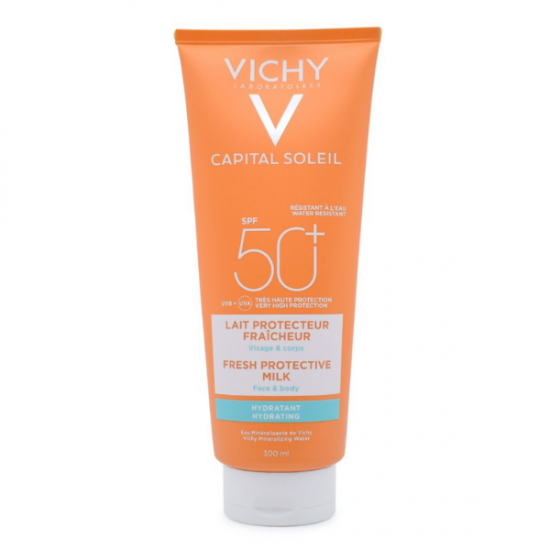 Vichy Capital Soleil SPF50 Αντηλιακό Γαλάκτωμα Προσώπου & Σώματος 300ml