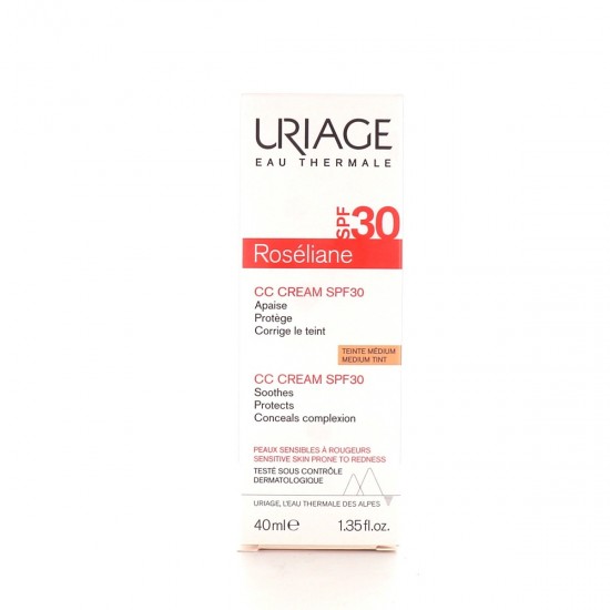 URIAGE Roseliane CC Cream SPF30 Ενυδατική Κρέμα Προσώπου με Χρώμα για την Εξισορρόπιση της Ερυθρότητας 40ml URIAGE Roseliane CC Cream SPF30 Ενυδατική Κρέμα Προσώπου με Χρώμα για την Εξισορρόπιση της Ερυθρότητας 40ml