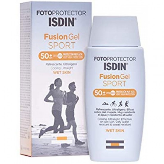 Isdin Fotoprotector Fusion Gel Sport Wet Skin SPF50+ ΑΝΤΗΛΙΑΚΟ ΓΙΑ ΑΘΛΗΤΙΚΕΣ ΔΡΑΣΤΗΡΙΟΤΗΤΕΣ 100ml