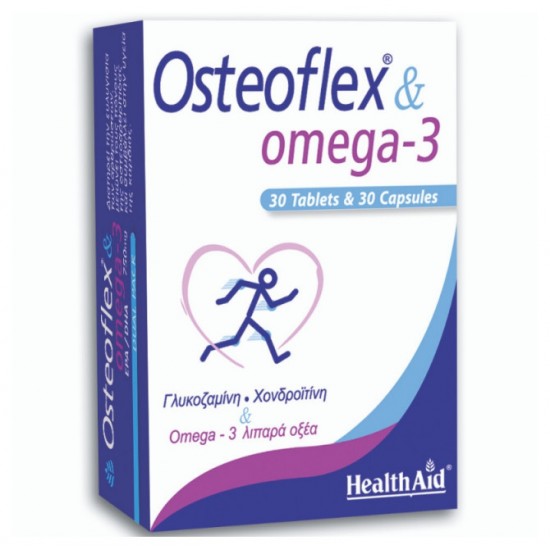 HEALTH AID - Osteoflex & Omega 3 30Tabs+30Caps