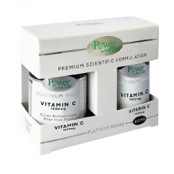 Power of Nature Vitamin C 1+1 Δώρο Classics Platinum Range με Βιταμίνη C Με Βιοφλαβονοειδή 1000mg, 30caps+20caps