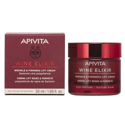 APIVITA - WINE ELIXIR Wrinkle & Firmness Lift Cream Rich Texture 50ml