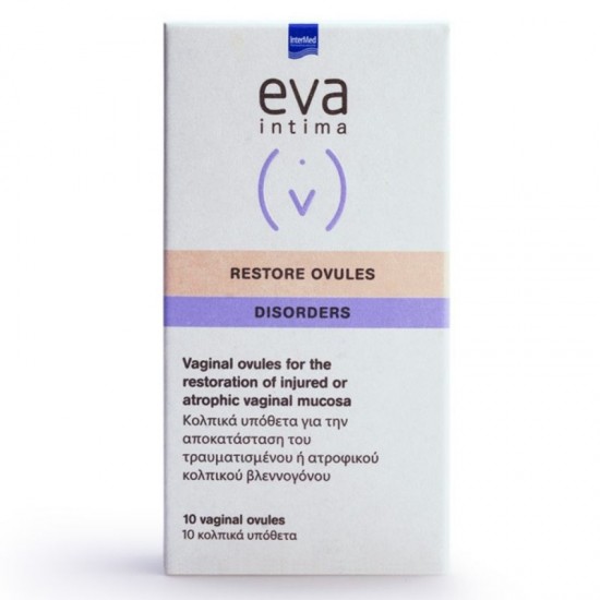 INTERMED Eva Restore 10 Κολπικά Ωοειδή Υπόθετα