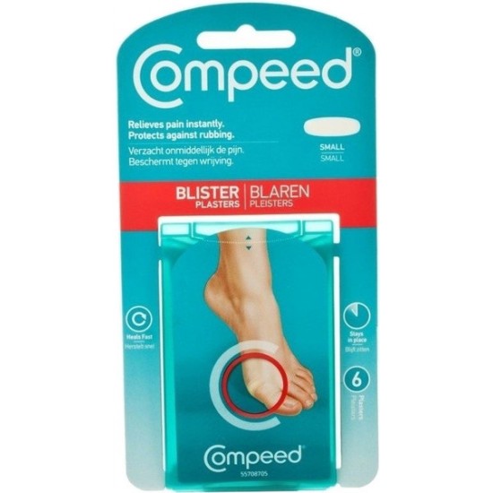 COMPEED BLISTERS SMALL ΕΠΙΘΕΜΑΤΑ ΦΟΥΣΚΑΛΕΣ, 6 Μικρά επιθέματα COMPEED BLISTERS SMALL ΕΠΙΘΕΜΑΤΑ ΦΟΥΣΚΑΛΕΣ, 6 Μικρά επιθέματα