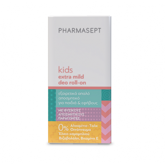 PHARMASEPT - Extra Mild Kids Deo Απαλό αποσμητικό για παιδιά & εφήβους Roll-On 50ml