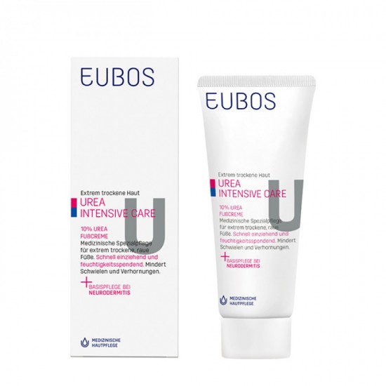 EUBOS UREA ΕΝΥΔΑΤΙΚΗ ΚΡΕΜΑ ΑΝΑΠΛΑΣΗΣ ΠΟΔΙΩΝ ΜΕ ΟΥΡΙΑ ΓΙΑ ΞΗΡΕΣ ΕΠΙΔΕΡΜΙΔΕΣ 100ML