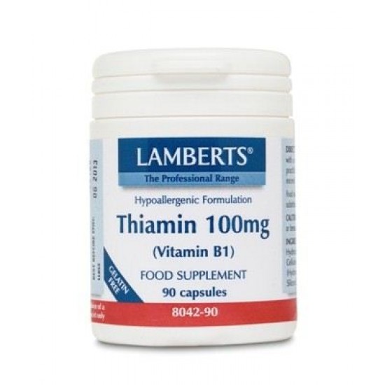 Lamberts - Thiamin 100mg (Vit B1), 90caps Lamberts - Thiamin 100mg (Vit B1), 90caps