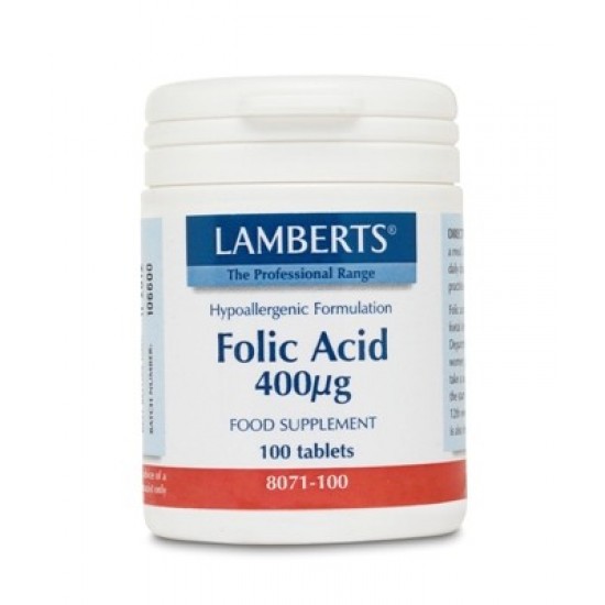 Lamberts - Folic Acid, 100 Tablets Lamberts - Folic Acid, 100 Tablets