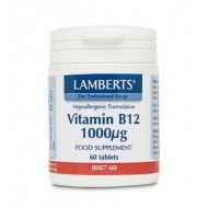 Lamberts - B-12 1000MCG 60TABS (COBALAMIN)