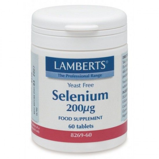 Lamberts - Selenium 200mcg, 60 tabs