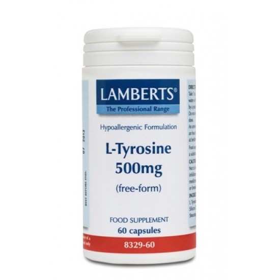 Lamberts - L-TYROSINE 500MG, 60CAPS