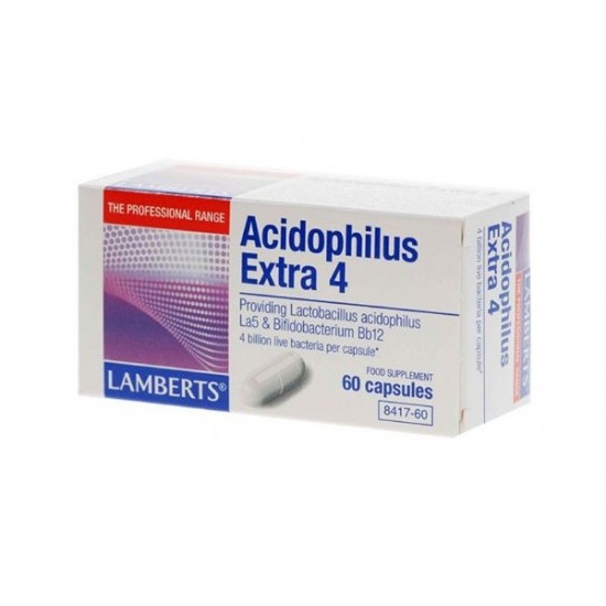 Lamberts - Acidophilus Extra 4 (Milk Free), 60 Caps Lamberts - Acidophilus Extra 4 (Milk Free), 60 Caps