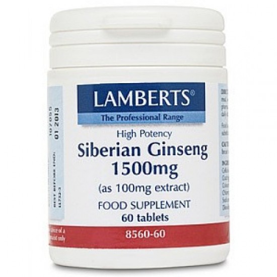 Lamberts - Siberian Ginseng 1500mg, 60 Tabs Lamberts - Siberian Ginseng 1500mg, 60 Tabs