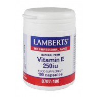 Lamberts - E-250Iu Natural, 100Caps