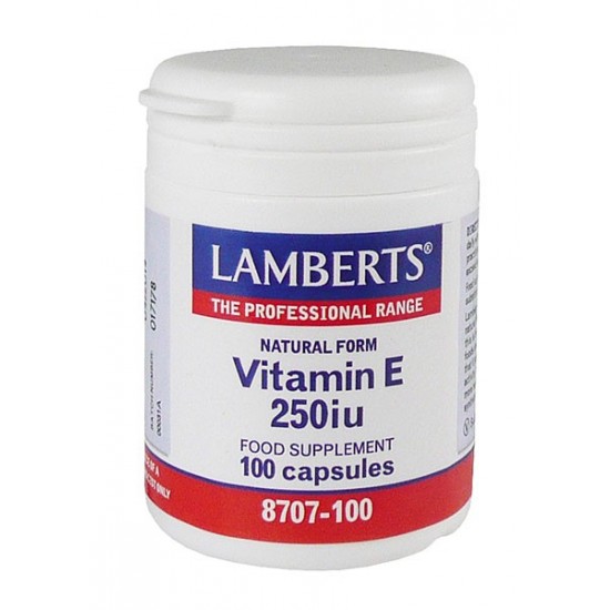 Lamberts - E-250Iu Natural, 100Caps Lamberts - E-250Iu Natural, 100Caps