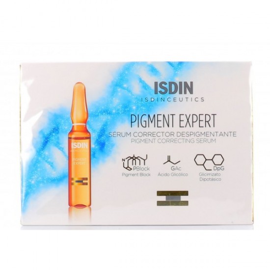 Isdin Isdinceutics Pigment Expert 10 - Ορός Διόρθωσης της Χρώσης του Δέρματος, 10amp x 2ml