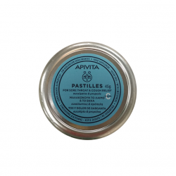 APIVITA - PASTILLES Pastilles for Sore Throat and Cough Relief with eucalyptus & propolis 45g