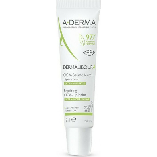 A-DERMA REPAIRING CICA-LIP BALM ULTRA-NOURISHING DERMALIBOUR+ A-DERMA REPAIRING CICA-LIP BALM ULTRA-NOURISHING DERMALIBOUR+