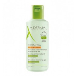 A-Derma Exomega Control Gel Lavant Emollient 2 σε 1 Ενυδατικό Τζελ Καθαρισμού για Ατοπικό Ξηρό Δέρμα για Σώμα & Μαλλιά 200ml