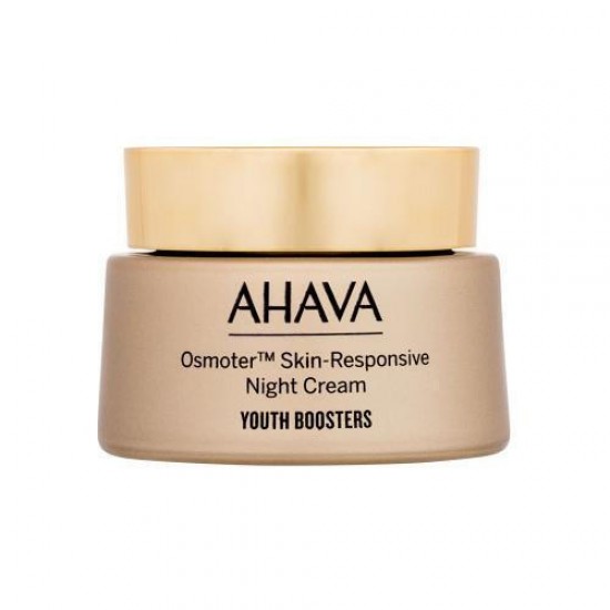 Ahava Osmoter Skin-Responsive Ενυδατική Θεραπευτική Κρέμα Προσώπου Νυκτός με Νιασιναμίδη & Πεπτίδια 50ml