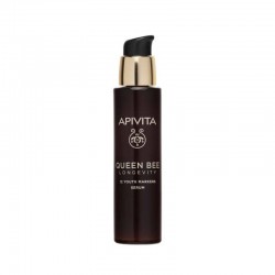 Apivita Queen Bee Longevity Serum Αντιγηραντικός Ορός Προσώπου 12 Δείκτες Νεότητας για Σύσφιξη & Πανάδες με Πεπτίδια 30ml