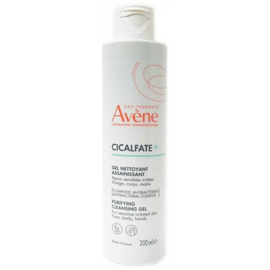 AVENE GEL ΚΑΘΑΡΙΣΜΟΥ CICALFATE PURIFYING ΓΙΑ ΕΥΑΙΣΘΗΤΕΣ ΕΠΙΔΕΡΜΙΔΕΣ 200ML