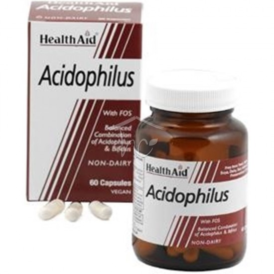 HEALTH AID - Balanced Acidophilus, 60s vegetarian capsules HEALTH AID - Balanced Acidophilus, 60s vegetarian capsules