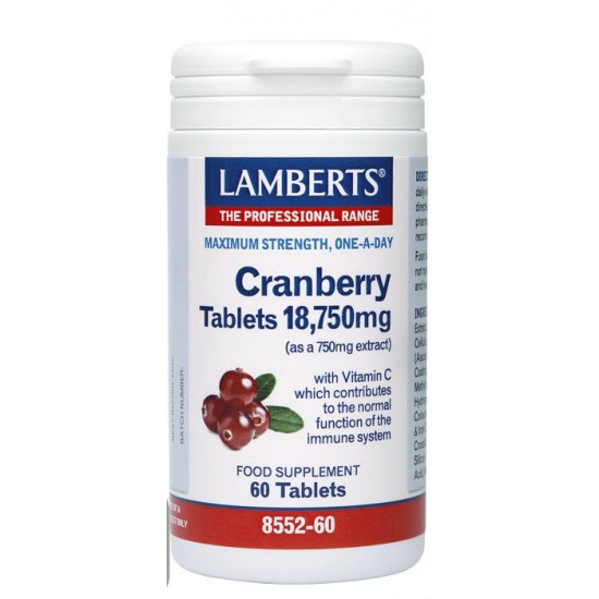 Lamberts - Cranberry 60tabs Lamberts - Cranberry 60tabs