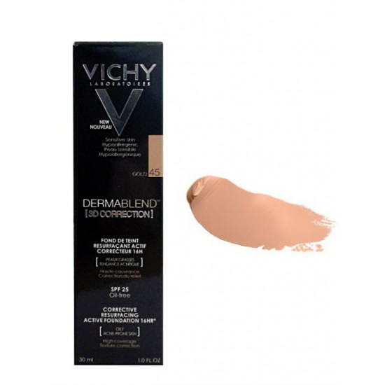 VICHY Dermablend 3D Correction Make up ενεργής διόρθωσης 16ωρών 30ml - 45 Gold