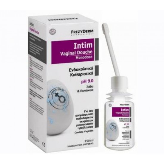 FREZYDERM INTIM VAGINAL DOUCHE Ενδοκολπικό καθαριστικό, σοδα pH 9.0, 150ml FREZYDERM INTIM VAGINAL DOUCHE Ενδοκολπικό καθαριστικό, σοδα pH 9.0, 150ml