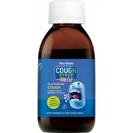 FREZYDERM COUGH SYRUP KIDS ΣΙΡΟΠΙ ΓΙΑ ΠΑΙΔΙΑ ΓΙΑ ΞΗΡΟ ΚΑΙ ΠΑΡΑΓΩΓΙΚΟ ΒΗΧΑ ΧΩΡΙΣ ΓΛΟΥΤΕΝΗ ΜΕΛΙ ΦΡΑΟΥΛΑ 182GR FREZYDERM COUGH SYRUP KIDS ΣΙΡΟΠΙ ΓΙΑ ΠΑΙΔΙΑ ΓΙΑ ΞΗΡΟ ΚΑΙ ΠΑΡΑΓΩΓΙΚΟ ΒΗΧΑ ΧΩΡΙΣ ΓΛΟΥΤΕΝΗ ΜΕΛΙ ΦΡΑΟΥΛΑ 182GR