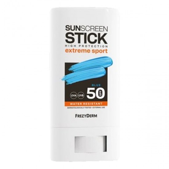 Frezyderm Extreme Sport Αδιάβροχο Αντηλιακό Stick Προσώπου και Σώματος SPF50 με Χρώμα Blue 20ml