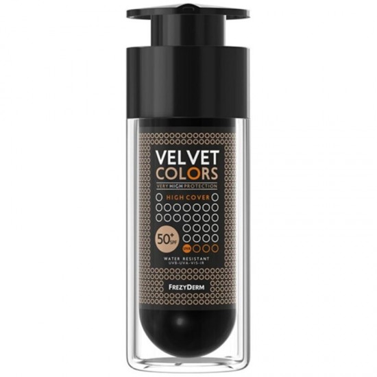 Frezyderm Velvet Colors Liquid Foundation Υψηλή προστασία SPF50 30ml Frezyderm Velvet Colors Liquid Foundation Υψηλή προστασία SPF50 30ml