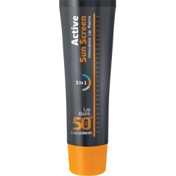 FREZYDERM Active Sun Screen Lip Balm Matrix SPF50 αντηλιακή προστασία χειλιών 15ml