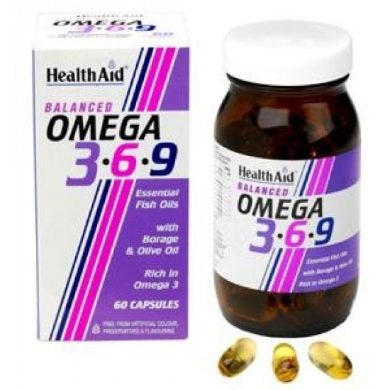 HEALTH AID - OMEGA 3-6-9 1155mg, 60 caps HEALTH AID - OMEGA 3-6-9 1155mg, 60 caps