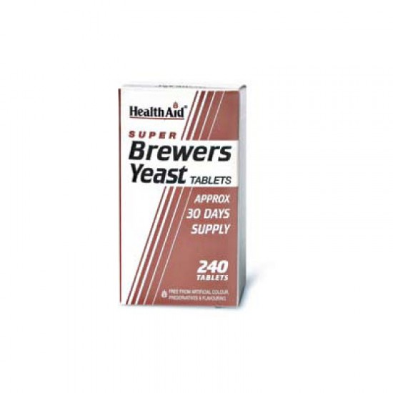 HEALTH AID - Brewer's Yeast, ΜΑΓΙΑ ΜΠΥΡΑΣ 300mg,240 tabs HEALTH AID - Brewer's Yeast, ΜΑΓΙΑ ΜΠΥΡΑΣ 300mg,240 tabs