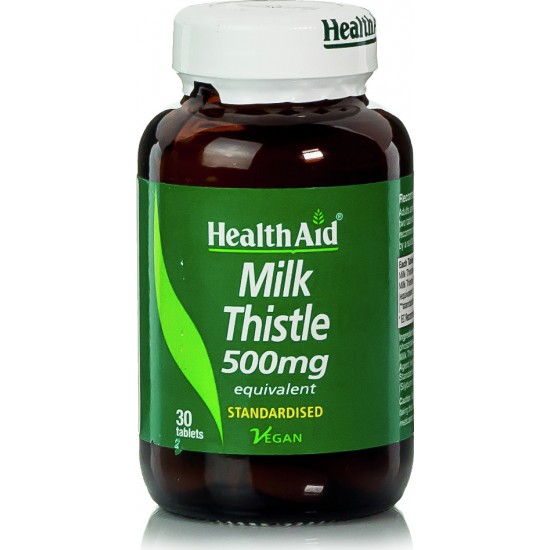 Health Aid Milk Thistle Extract 500mg 30 ταμπλέτες