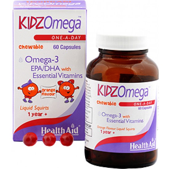 HEALTH AID - Kidz Omega - Chewable 60 caps HEALTH AID - Kidz Omega - Chewable 60 caps