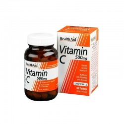HEALTH AID - Vitamin C 500mg chewable 60 tabs