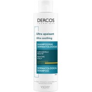 VICHY DERCOS Ultra Soothing Sulfate-Free Shampoo Καταπραϋντικό σαμπουάν για Ξηρά μαλλιά 200ml