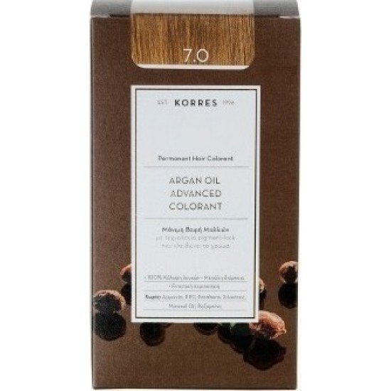 KORRES - Argan Oil Advanced Colorant 50ml - 7.0 ΞΑΝΘΟ ΦΥΣΙΚΟ KORRES - Argan Oil Advanced Colorant 50ml - 7.0 ΞΑΝΘΟ ΦΥΣΙΚΟ