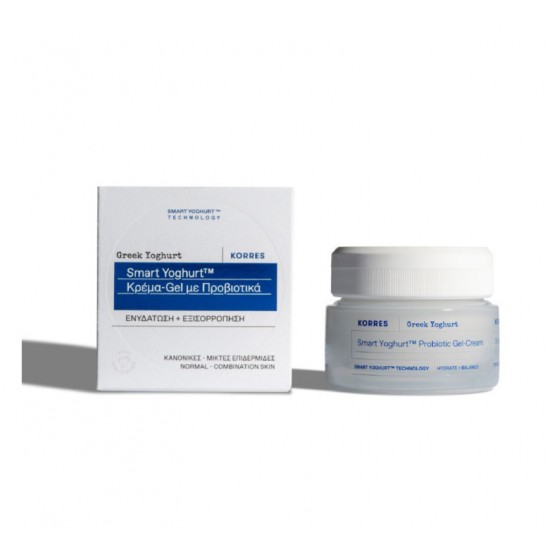 Korres Greek Yoghurt Smart Probiotic Cream-Gel Ενυδατική Κρέμα Προσώπου Ημέρας για κανονικές προς μικτές επιδερμίδες 40ml