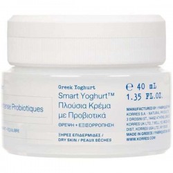 Korres Greek Yoghurt Smart Probiotic Cream 48ωρη Ενυδατική Κρέμα Προσώπου Ημέρας για Ξηρές επιδερμίδες 40ml