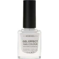 KORRES - NAILS GEL Effect Nail Color 11ml - 01 Blanc White