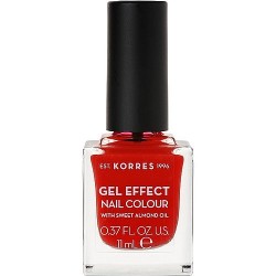 KORRES - NAILS GEL Effect Nail Color 11ml - 48 Coral Red